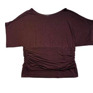 For The Republic Womens Ruched Dolman Sleeve Top medium
